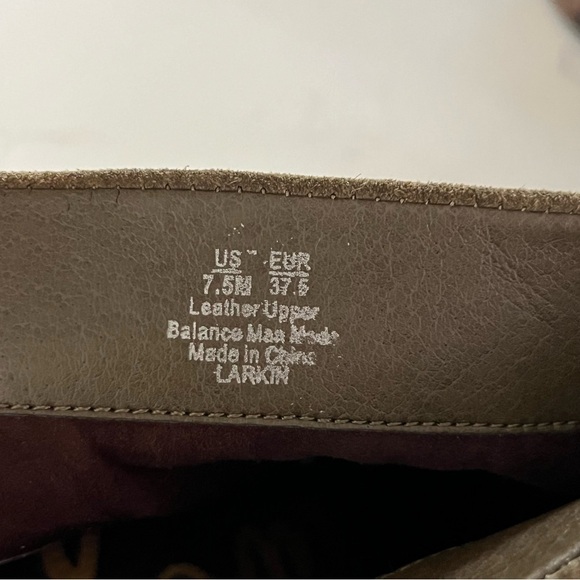 Sam Edelman Larkin Olive Suede Ankle Boots 7.5 - Picture 10 of 10